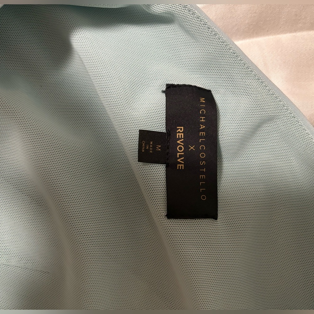 Revolve Baby Blue One-Shoulder Mini Dress - Picture 3 of 4